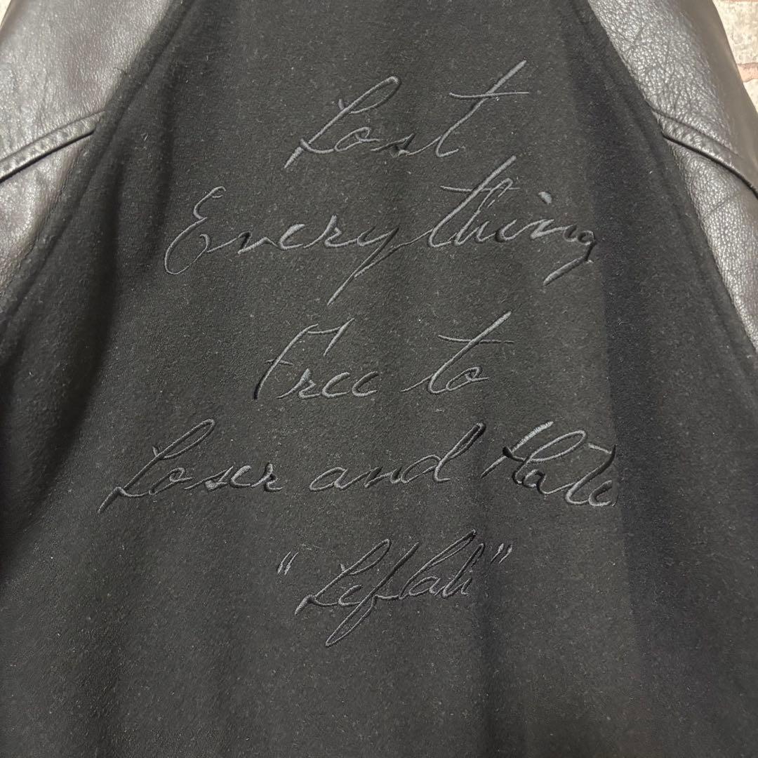 激レア】LEFLAH レフラー スタジャン L 刺繍 本革 ブラック - メルカリ