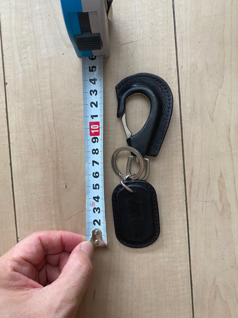 ジャンポールゴルチェ 黒 レザー フック型キーホルダー