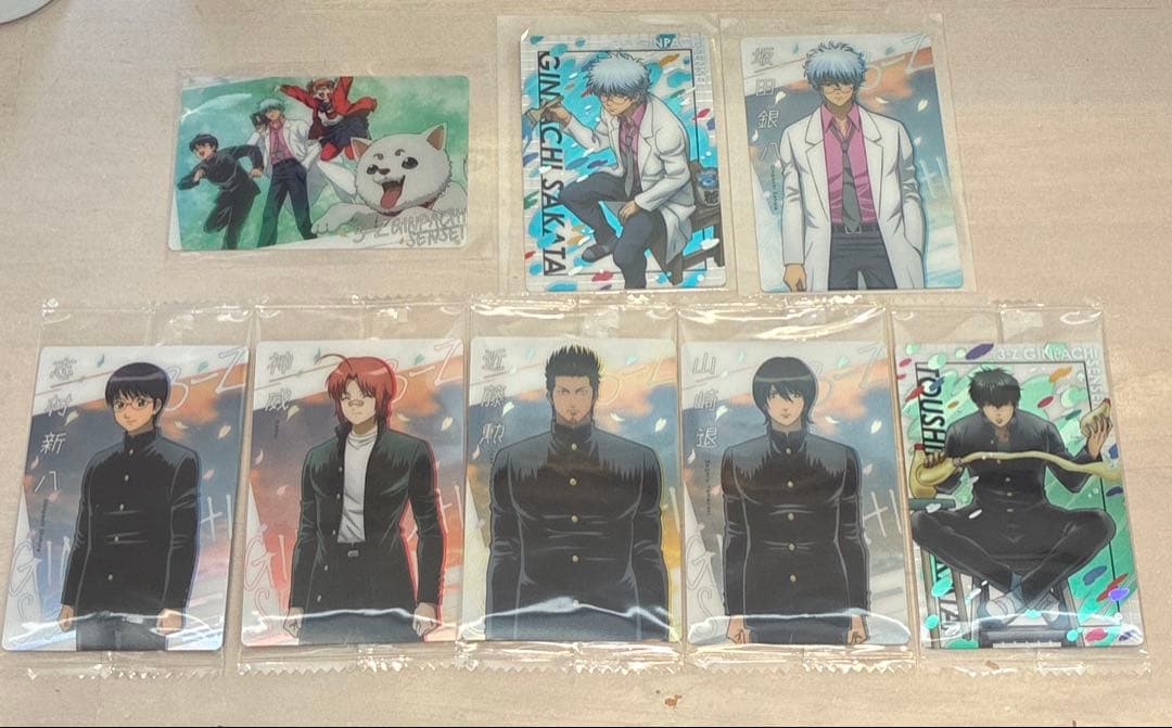 銀八先生 ウエハース カード 8枚まとめ売り 銀魂 - メルカリ