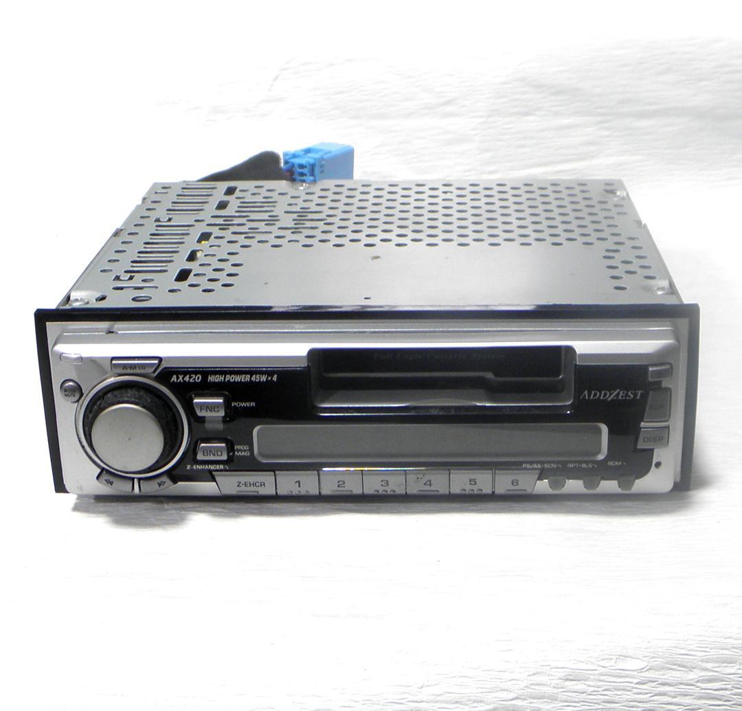 希少カーオーディオ カセットデッキ 日産 ☆車の中でカセットテープが