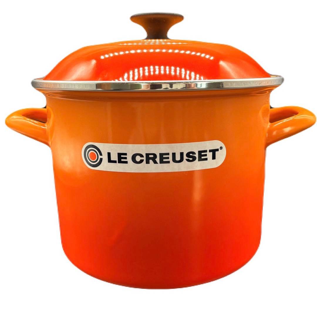 【未使用！】LE CREUSET STOCKPOT オレンジ 　-544