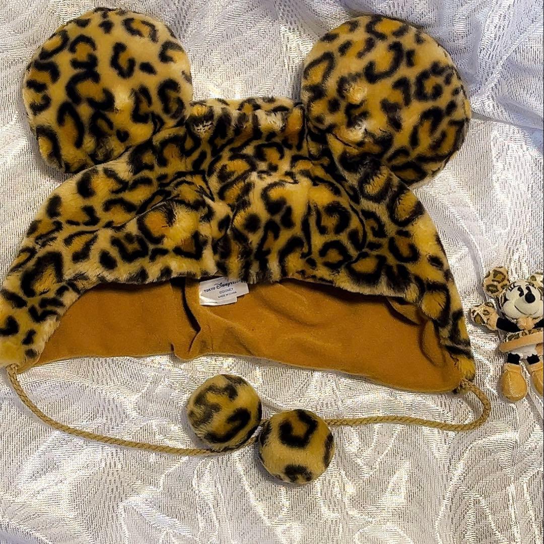 訳あり】ディズニー ファンキャップ ミニー ヒョウ柄 - メルカリ