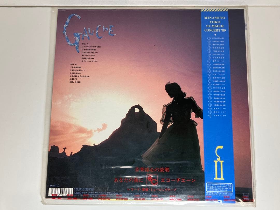 南野陽子 LPレコード ゴーシュ 帯付 - メルカリ