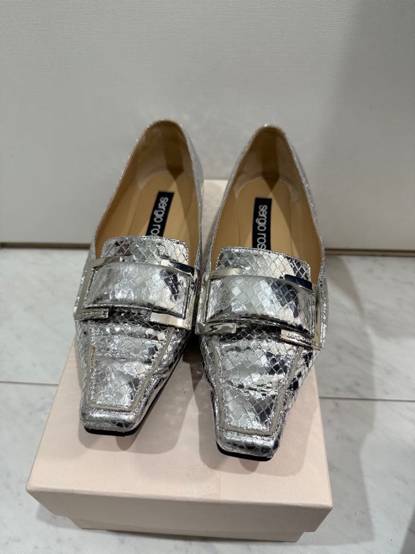 Sergio rossi セルジオロッシ シルバー