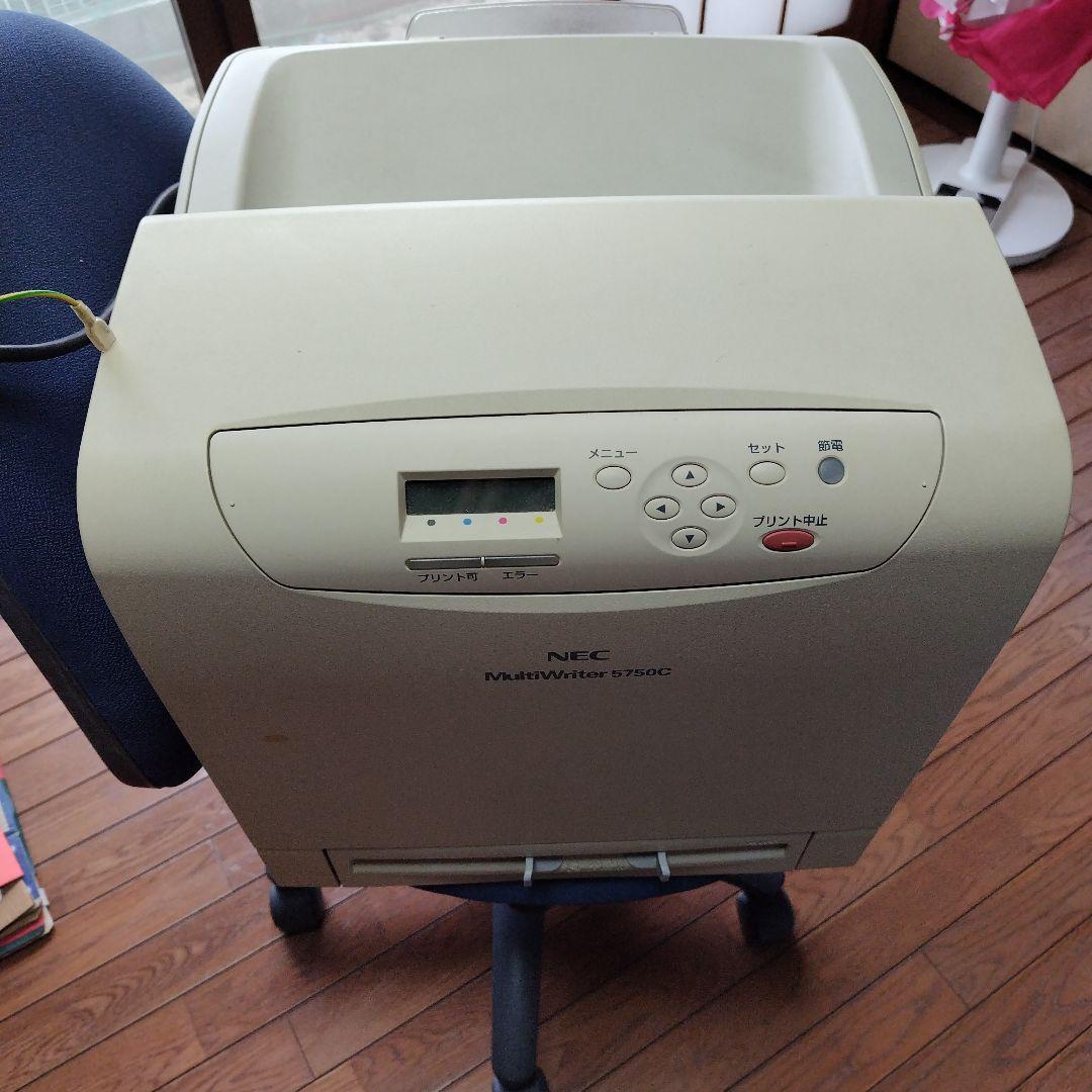 NEC MultiWriter 5750C 本体ジャンク品 未開封インク付き - メルカリ