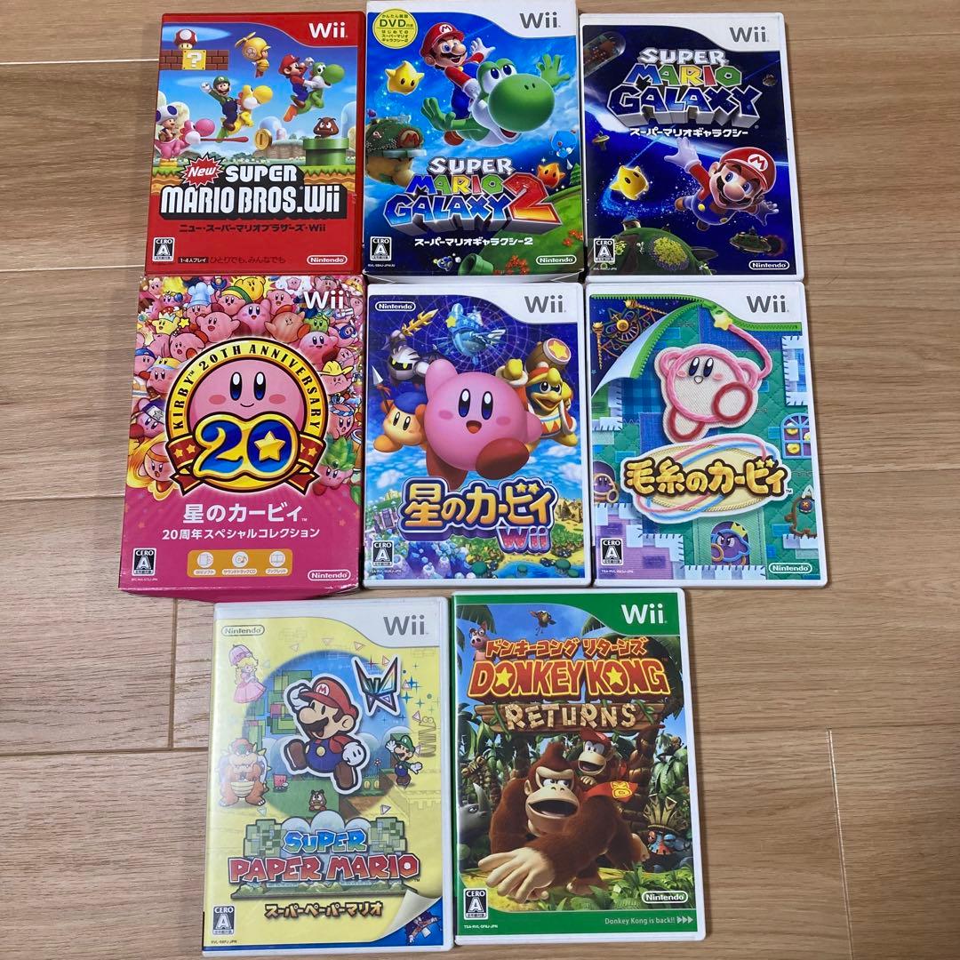 動作確認済※Wii本体 おまけ ソフト8本 セット販売 箱・説明書付 - メルカリ