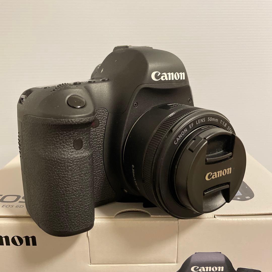 Canon EOS 6D+EF50mm f/1.8 STM シャッター少で元箱有 - メルカリ