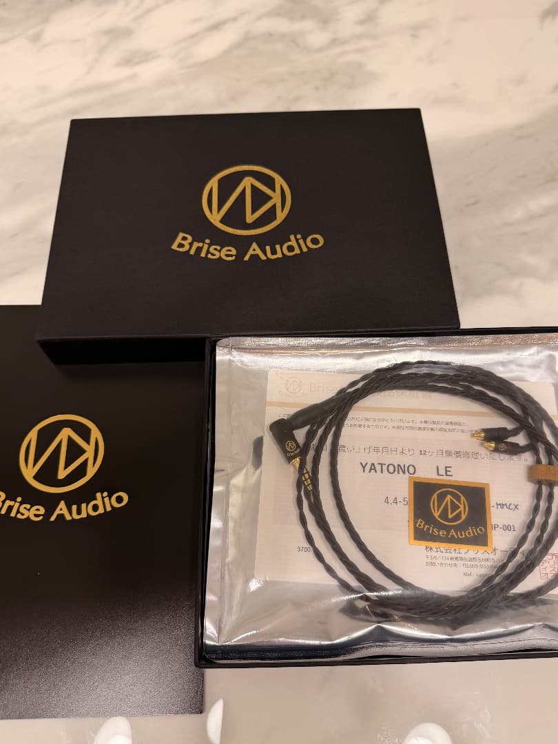 新品未使用　Brise Audio YATONO-LE 5極4.4mm MMCX Brise Audio YATONO-LE- 5極Φ4.4mmプラグ-ゼンハイザー IE300/IE900用