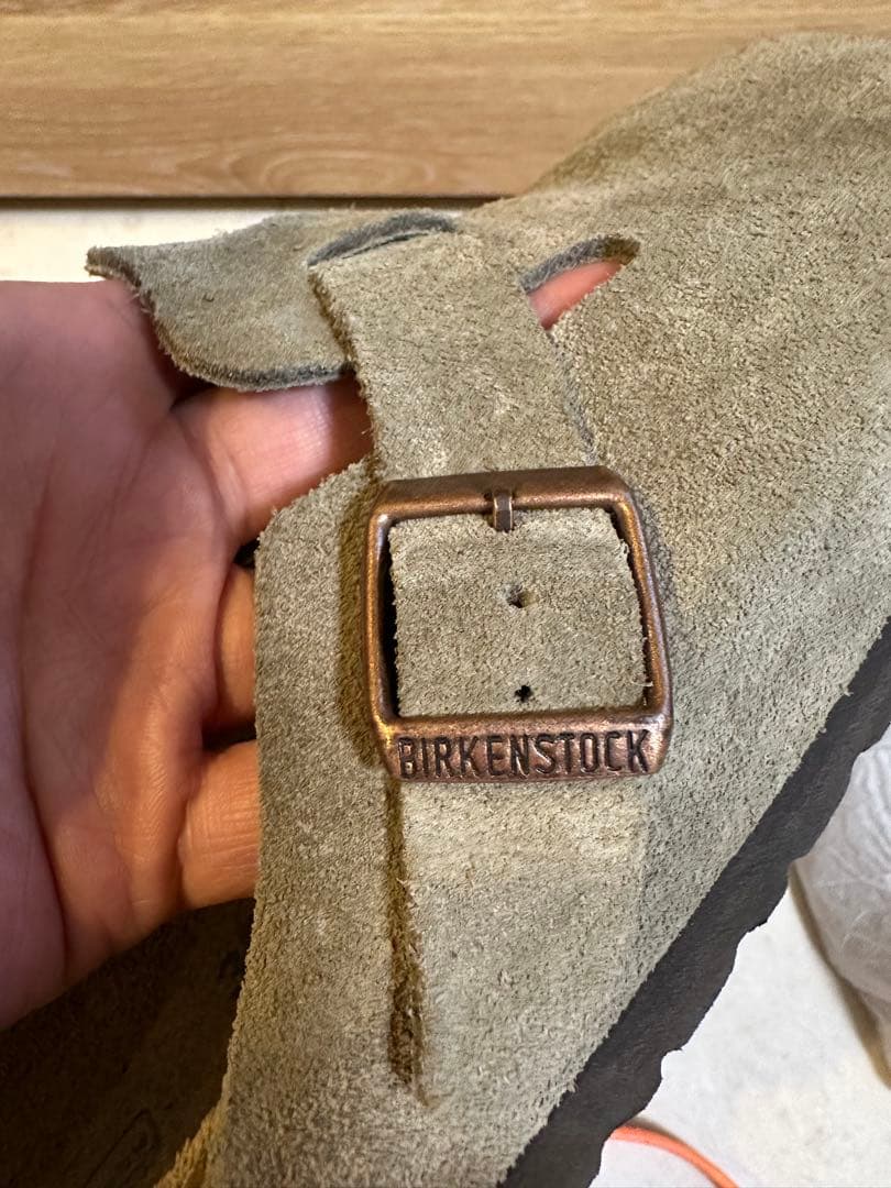 BIRKENSTOCK BOSTONトープ38 24.5cm 美品　 希少ナロー