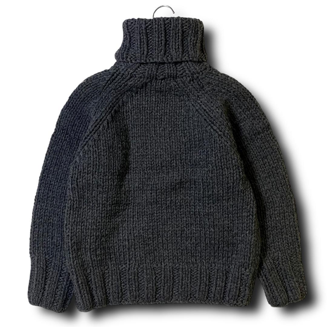 定価49500円 L TMT タートルネック セーター ウール100％ ニット