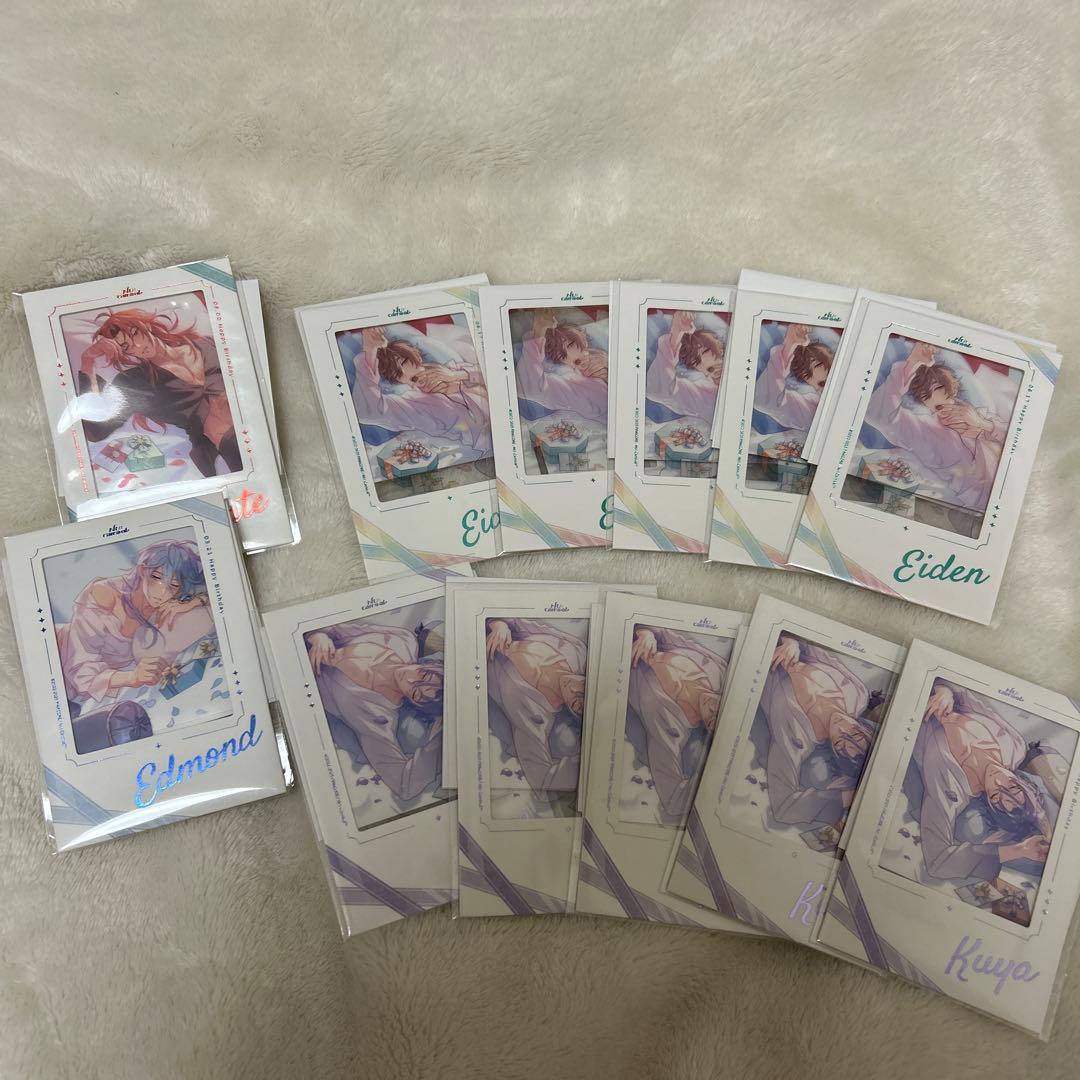 鞍*馬様 nuカーニバル ふわふわ缶バッジ 箔押しチェキ風カード カレンダー