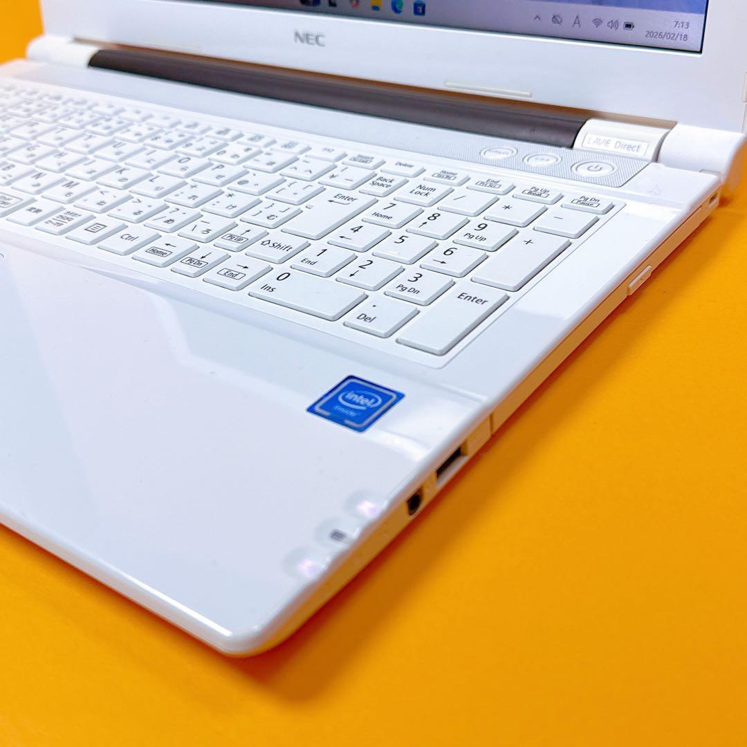 オフィス2024⭐️爆速SSD windows11 ノートパソコン カメラ 薄型