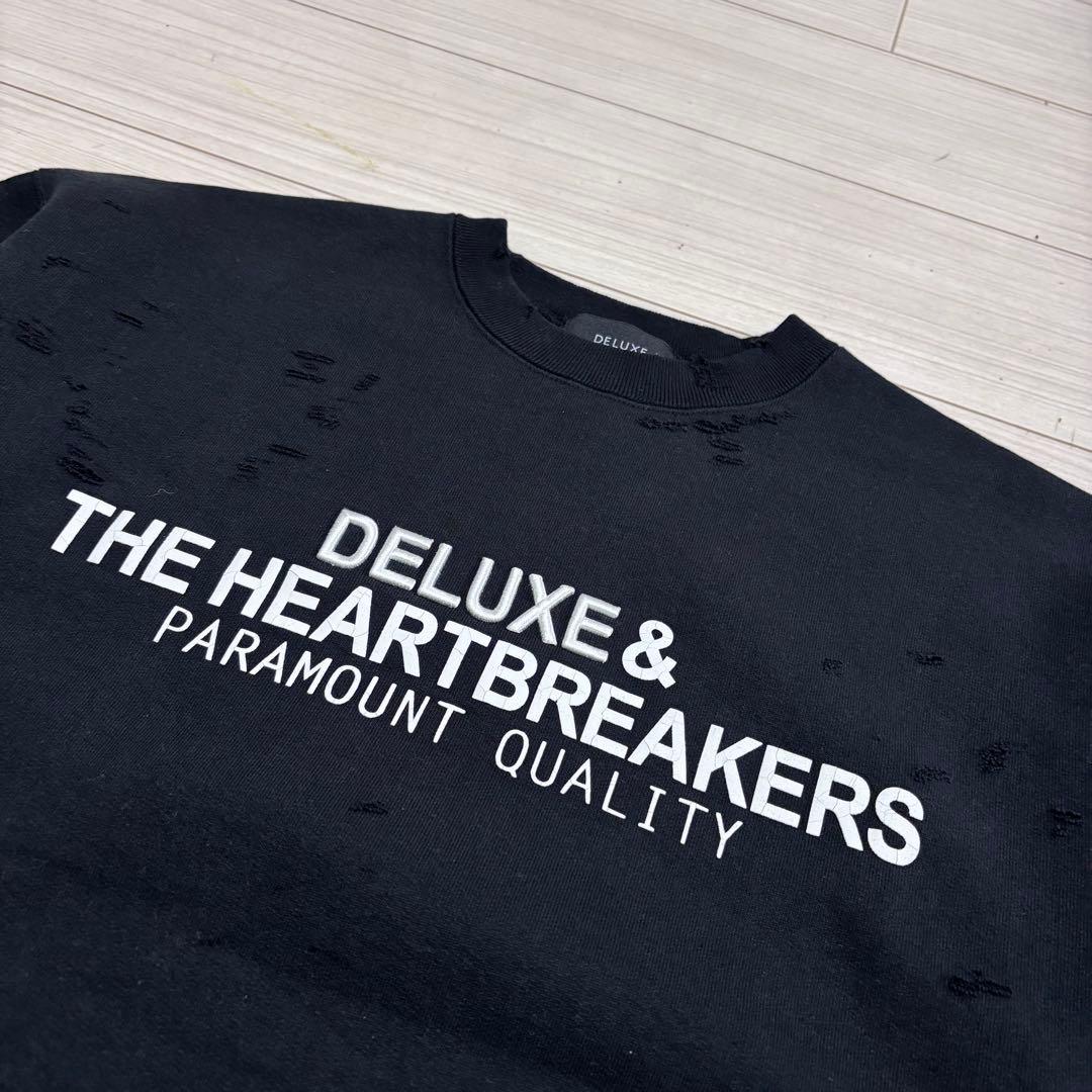 完売品 美品□BEDWIN x DELUXE□ヘヴィー スウェット ダメージ加工