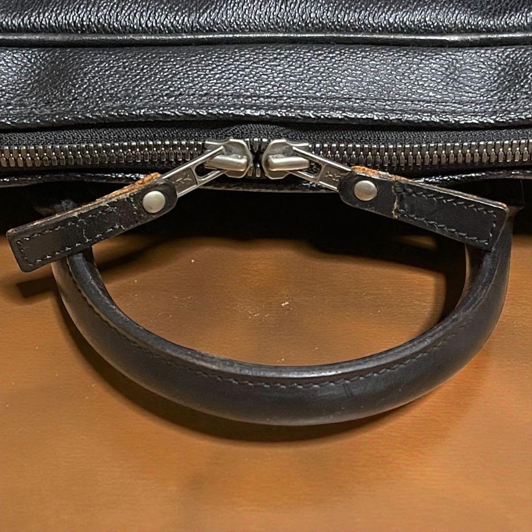 レア PORTER x UNITED ARROWS 黒 レザー ビジネスバッグ