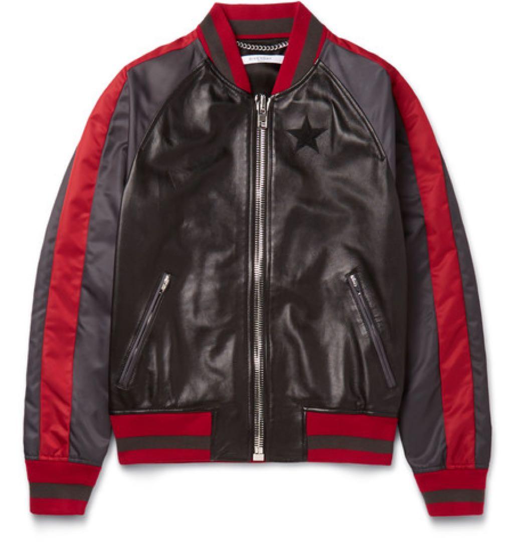 あ*ん様 givenchy ジバンシー レザー スタジャン ボンバージャケット