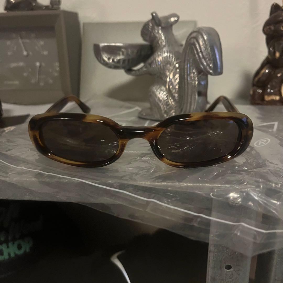 GUCCI ブラウン オーバル型 サングラス 上杉柊平 着用モデル - メルカリ