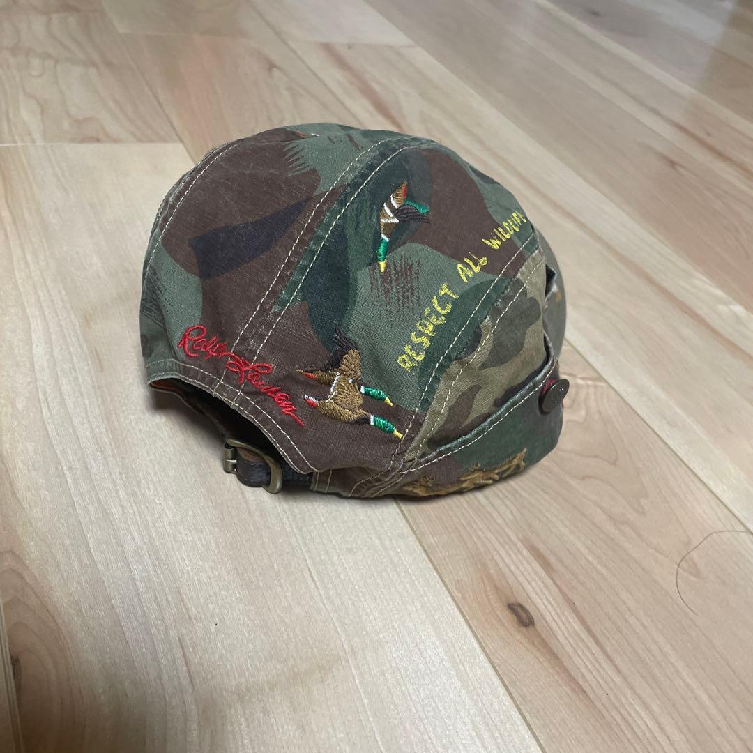 レア ポロスポーツマン 迷彩キャップ