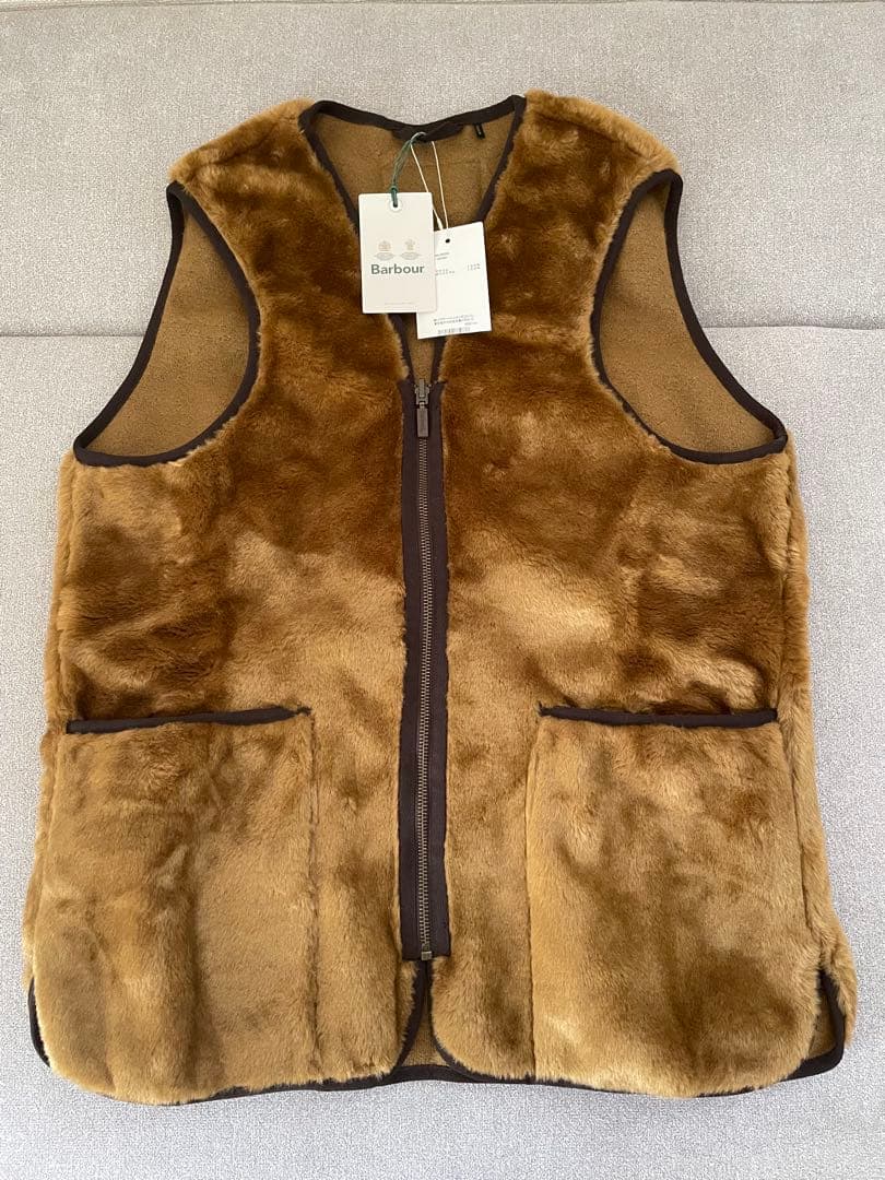 barbour ファーライナーインナーベスト40 Barbour（バブアー） ライナーベスト WARM PILE WAISTCOAT/ZIP-IN