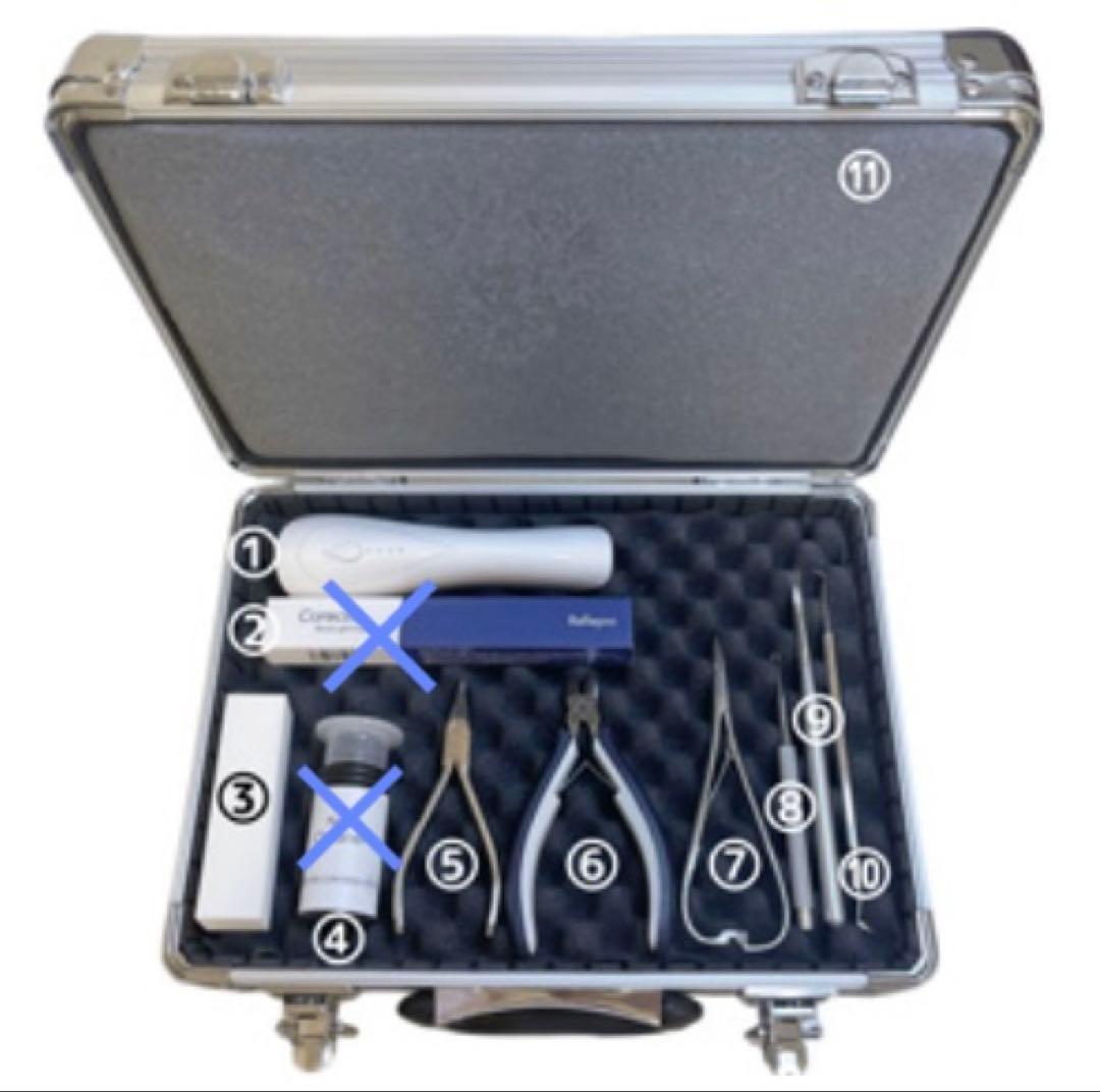 巻き爪矯正スターターセット アルミケース入り コレクティオ（インベントプラス） 巻き爪矯正インベントプラス｜巻き爪矯正・フットケア器具製造・販売