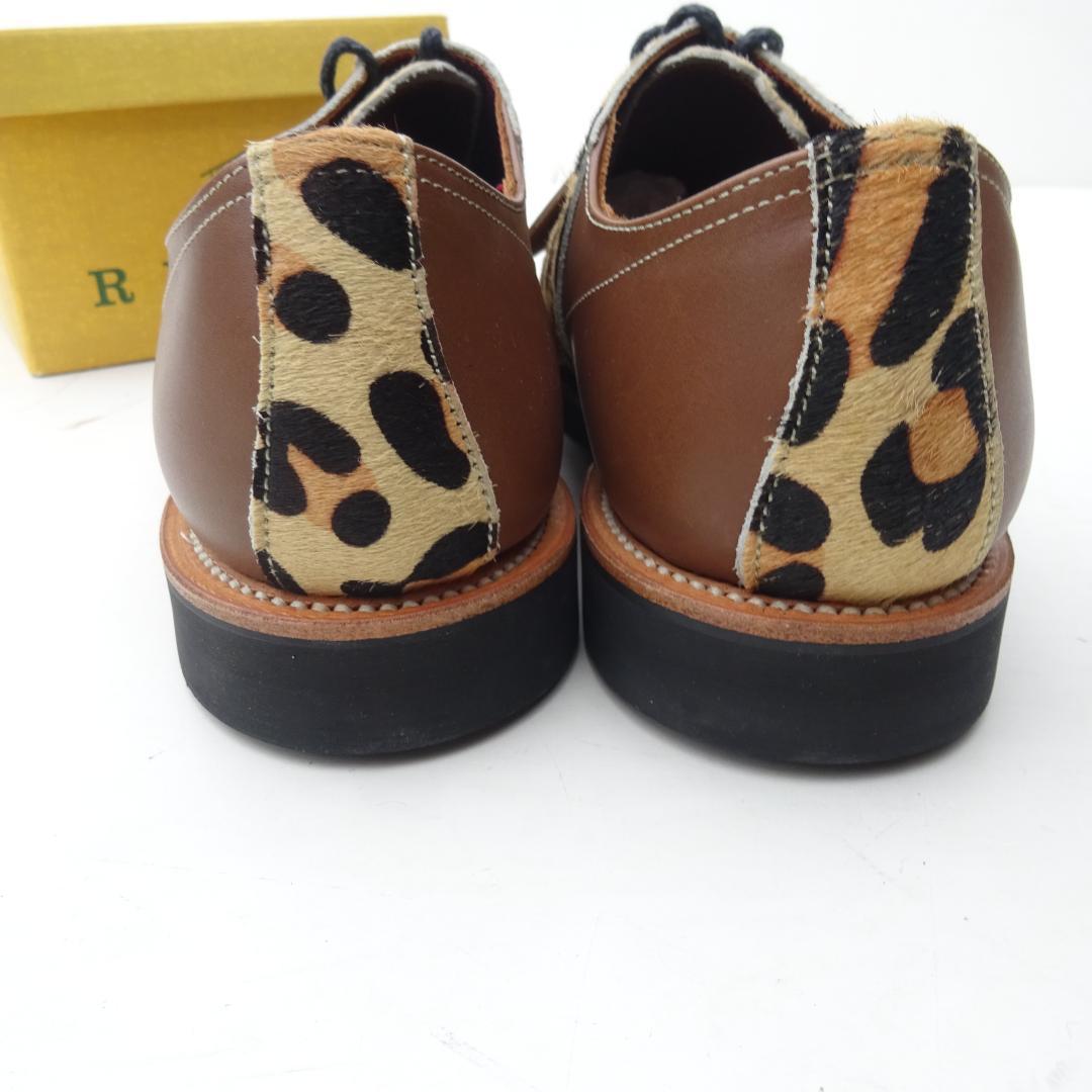 新品希少/限定 REGAL リーガル レオパード豹柄ヒョウ柄サドルシューズ