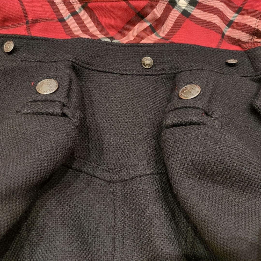 希少 バーバリーブルーレーベル ピーコート ナポレオン ジャケット 黒