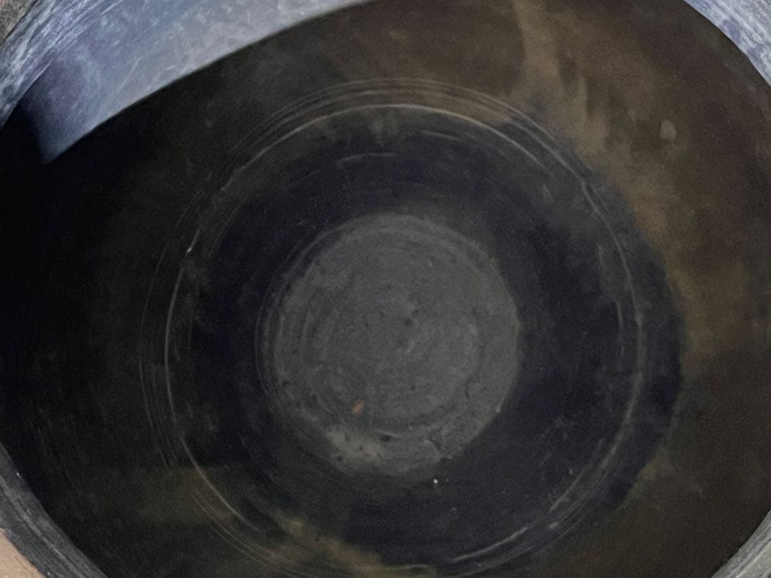 古い唐津焼の大甕69cm 大瓶 壺 水瓶 古民具