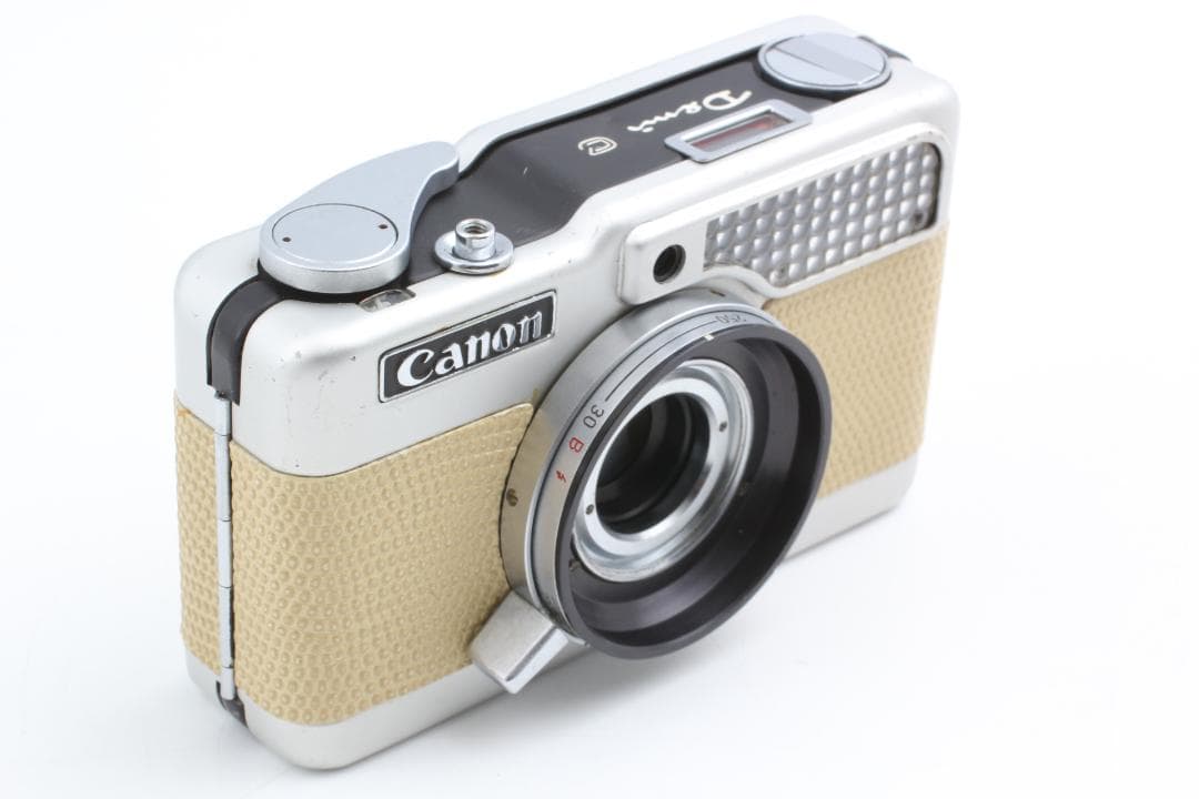 美品整備済] ベージュ Canon Demi C 50 & 28mm 1139 - メルカリ