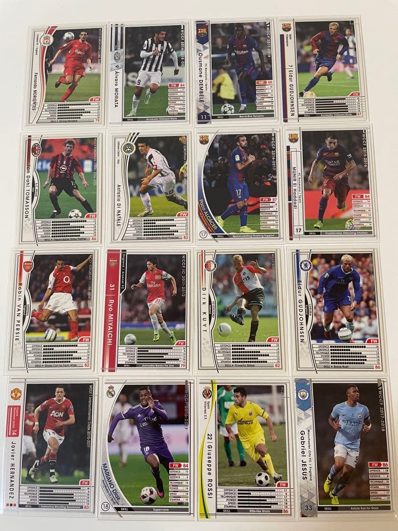 wccf カード 優良白FW 16枚セット - メルカリ