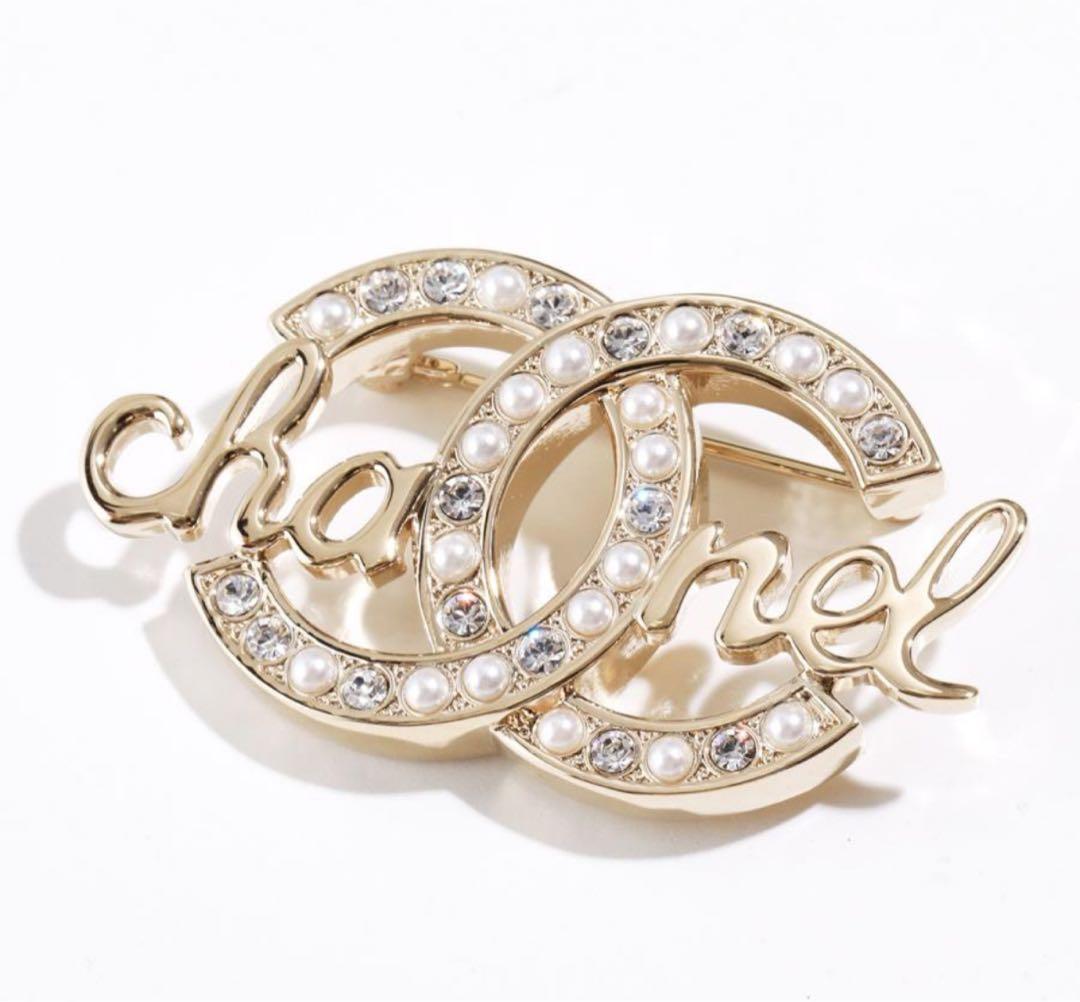 CHANEL シャンパンゴールド ブローチ 誰よりも煌めきを放つ】CHANEL☆ブローチ☆シャンパンゴールド (CHANEL