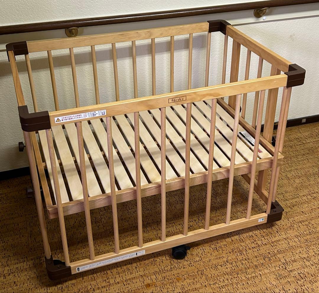 ファルスカ　ミニジョイントベッド　ミニサイズ　ベビーベッド 楽天市場】ファルスカ ミニ ジョイントベッド ネオ( 3way ベビーベッド