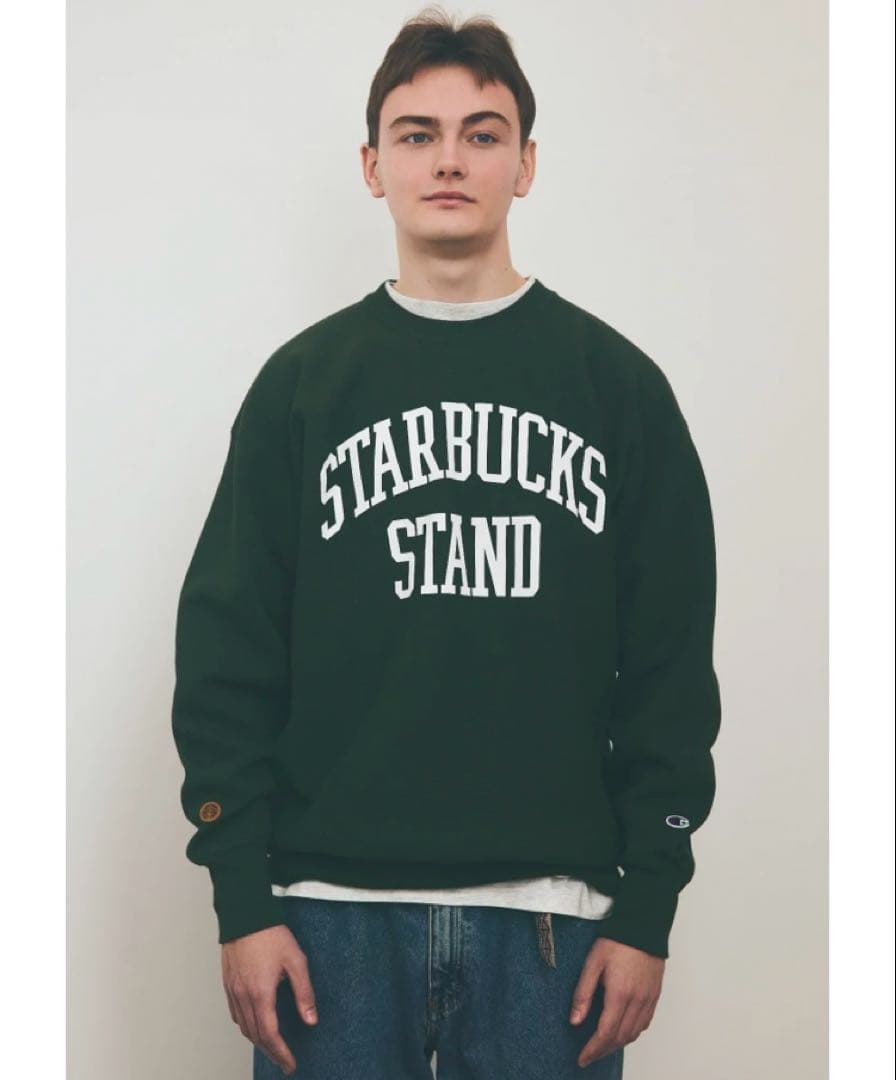 即完！STARBUCKS by BEAMS Champion リバースウィーブ®