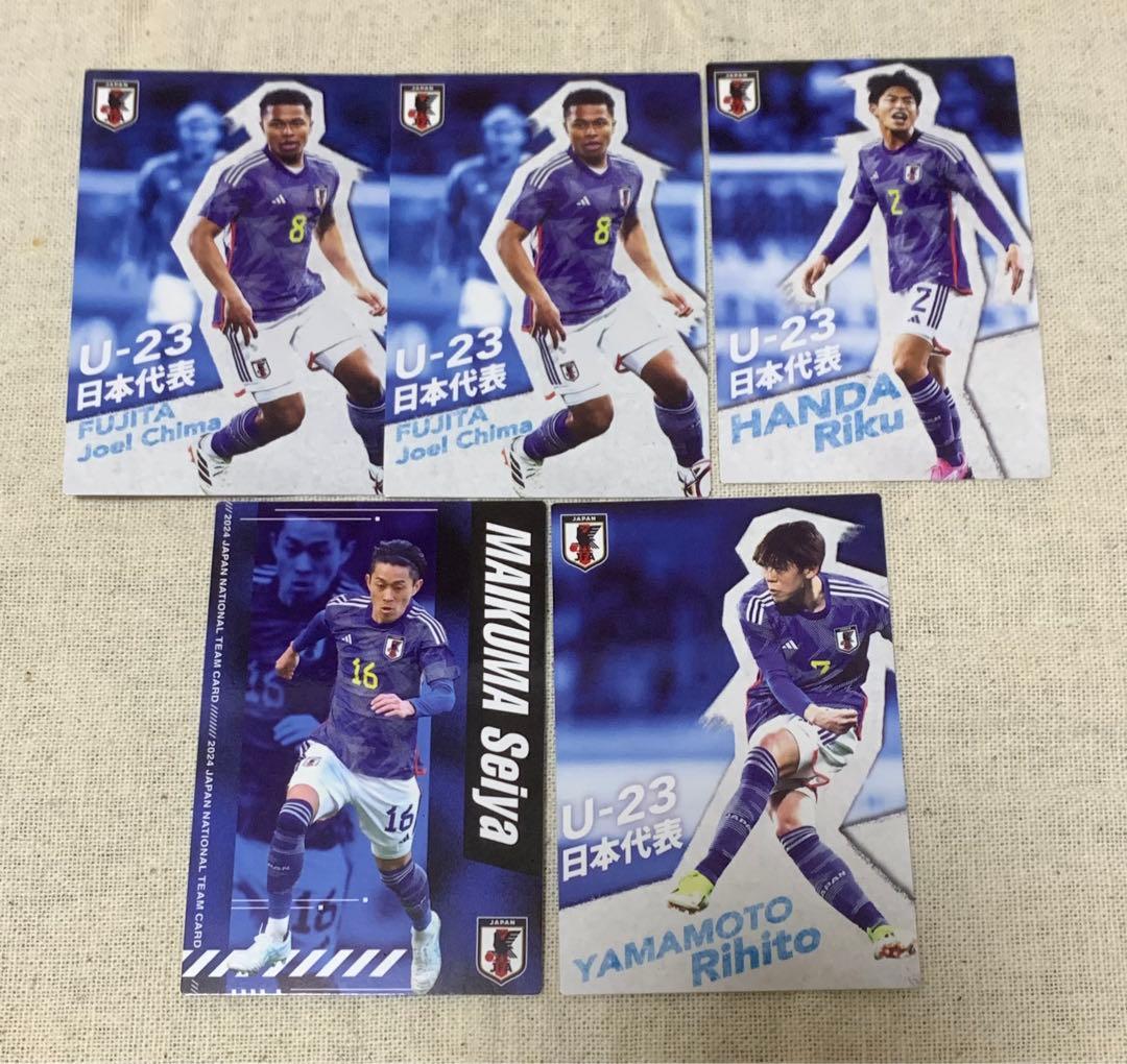 サッカー 日本代表チップス 2024 カードセット - メルカリ