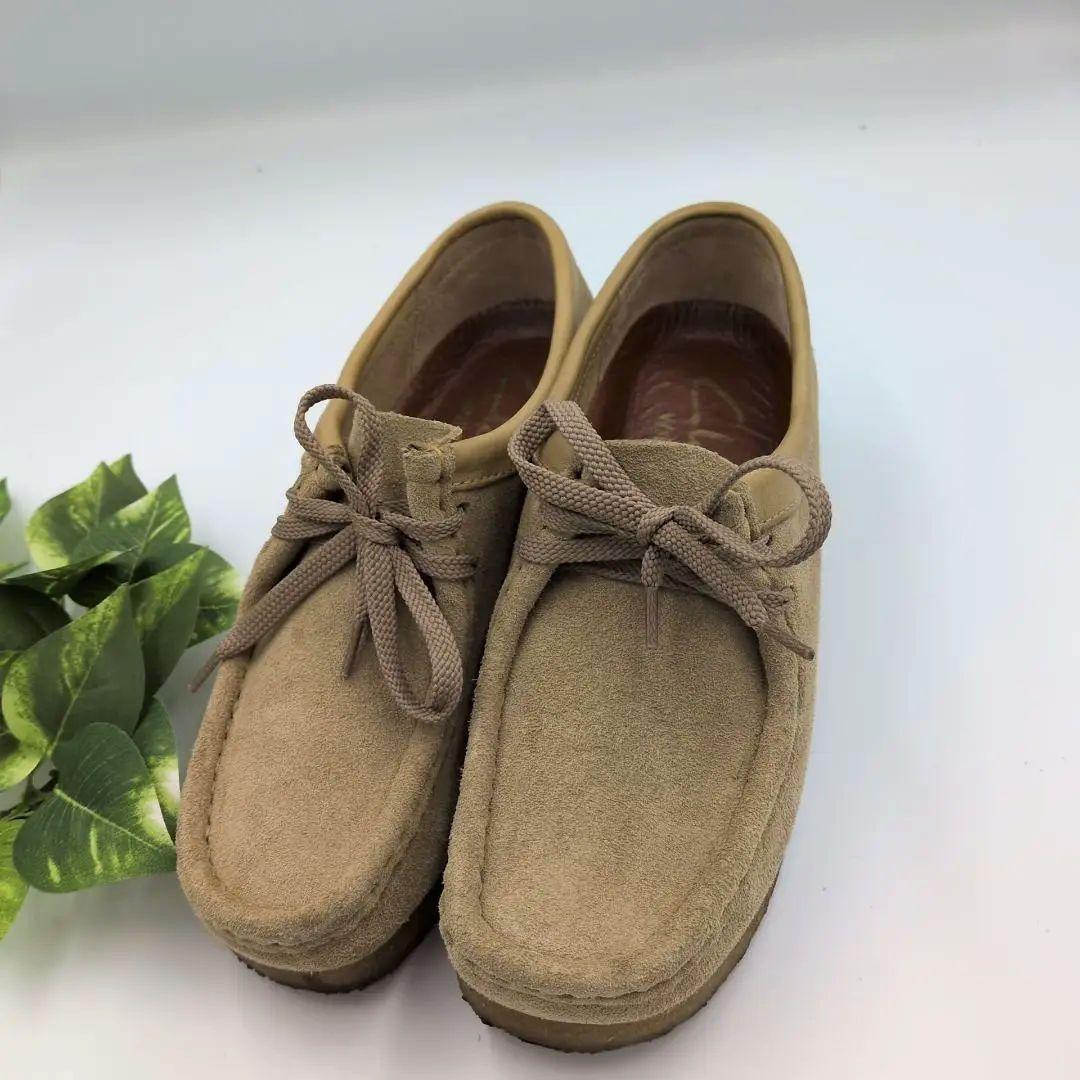 美品】クラークス ワラビー メープルスエード レディース 23.5〜24.0