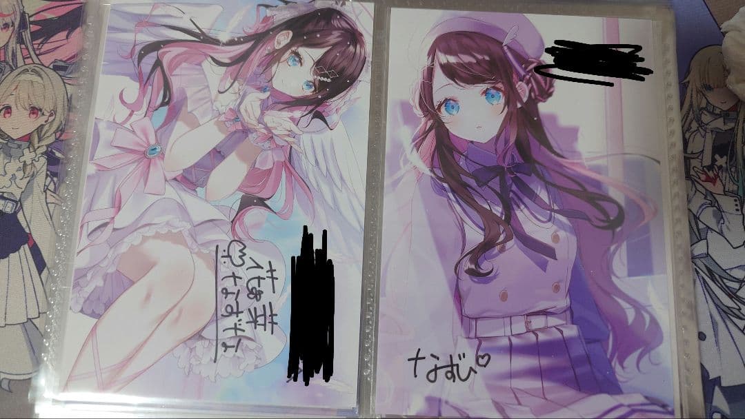 値段交渉可】花芽なずな直筆サイン入りポストカード2枚セット - メルカリ