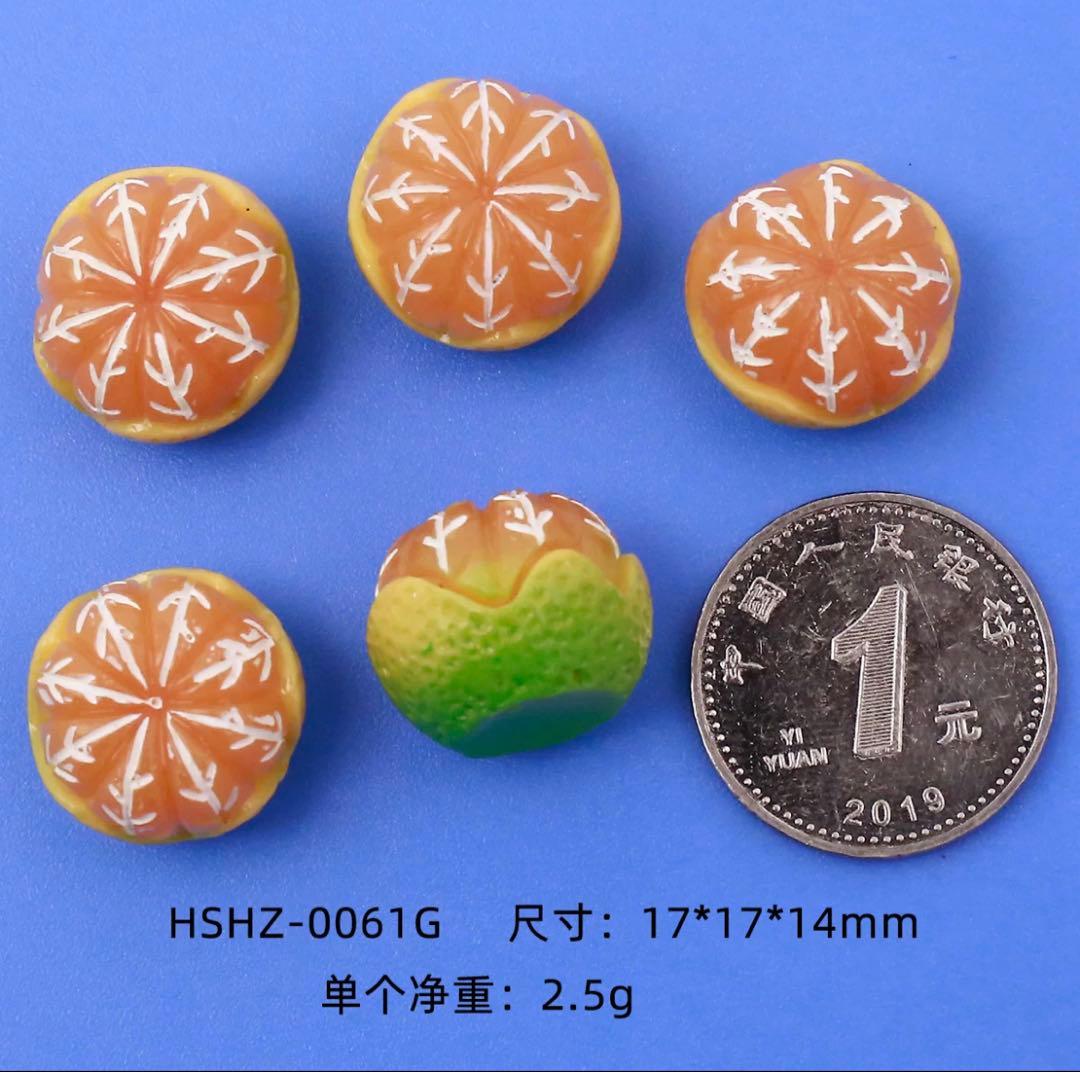 No.1597 選べるみかん ミニチュア デコパーツ
