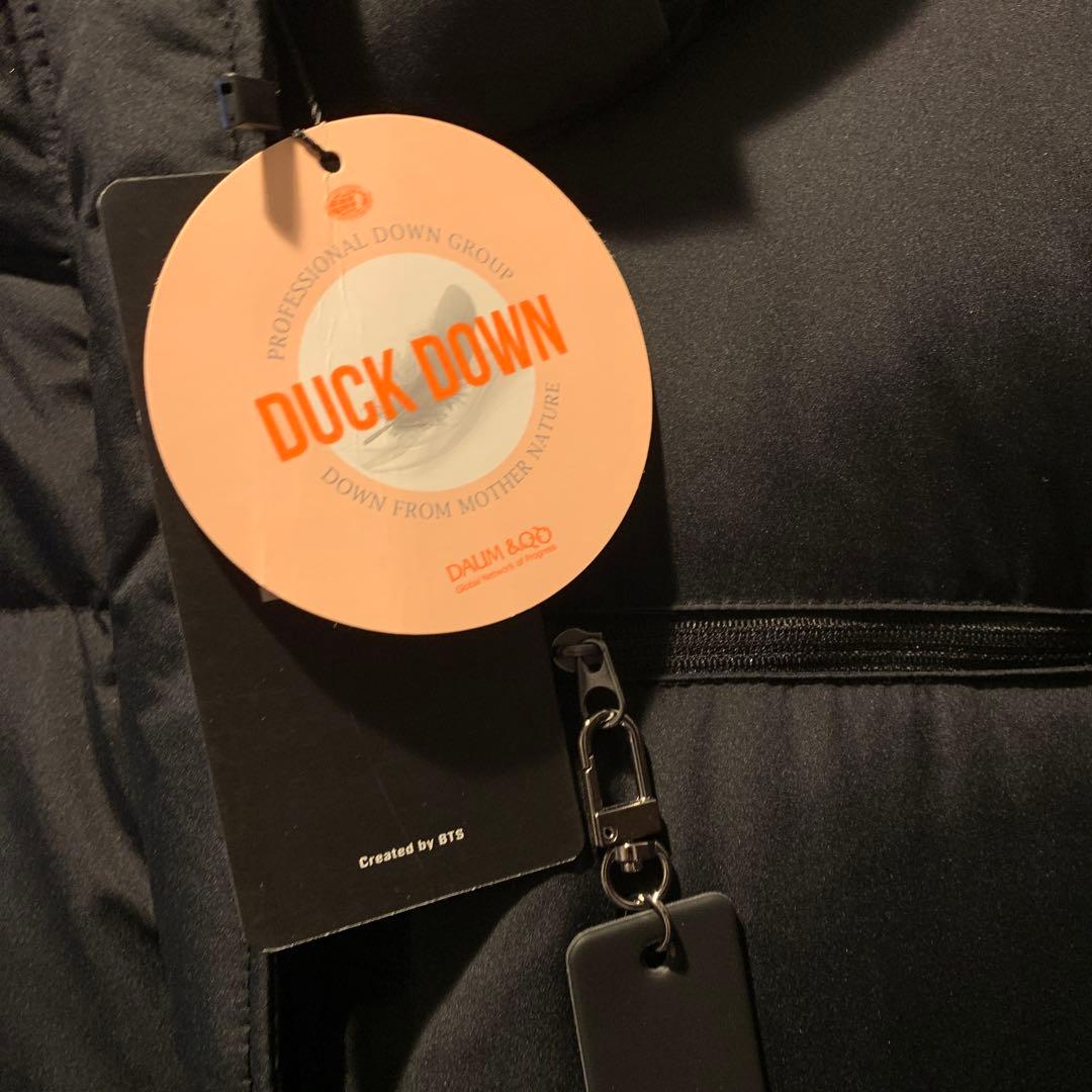 BTS JIN BT21 RJ ブラック ロングダウンジャケット - メルカリ