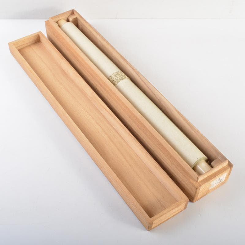 掛軸 水田竹圃作 梅木に鳥図 桐箱付 C 6318A - メルカリ