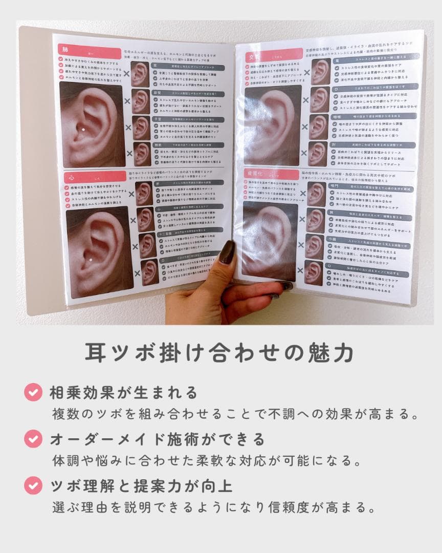 耳ツボ掛け算辞典 vol.1-2 | 耳ツボ辞典 | 耳つぼマップ