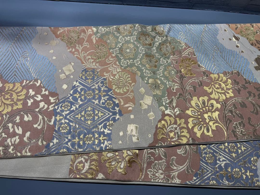 川島織物 三越謹製 正絹 六通 袋帯