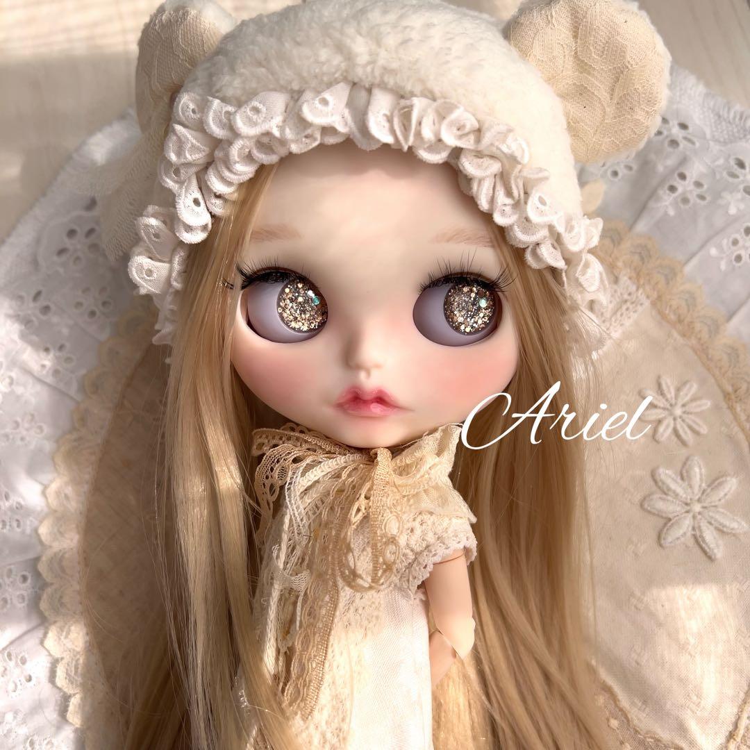 アイシードール アッシュブロンドストレート カスタム 白肌 海外ドール