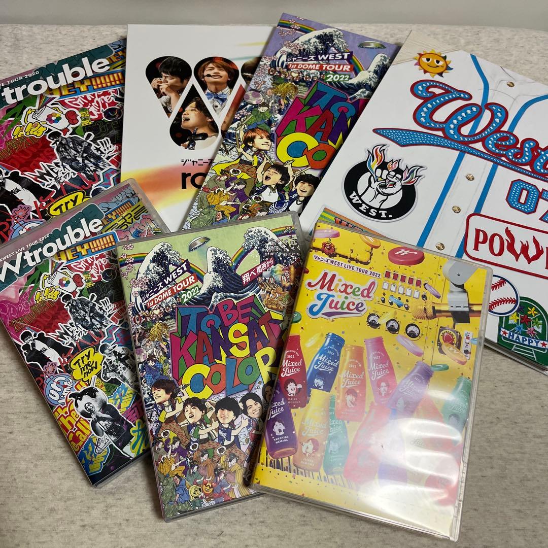 【バラ売り検討】WEST. LIVE DVD 7点セット ジャニーズWEST(WEST.) ライブDVD(Blu-ray) まとめ売り - メルカリ