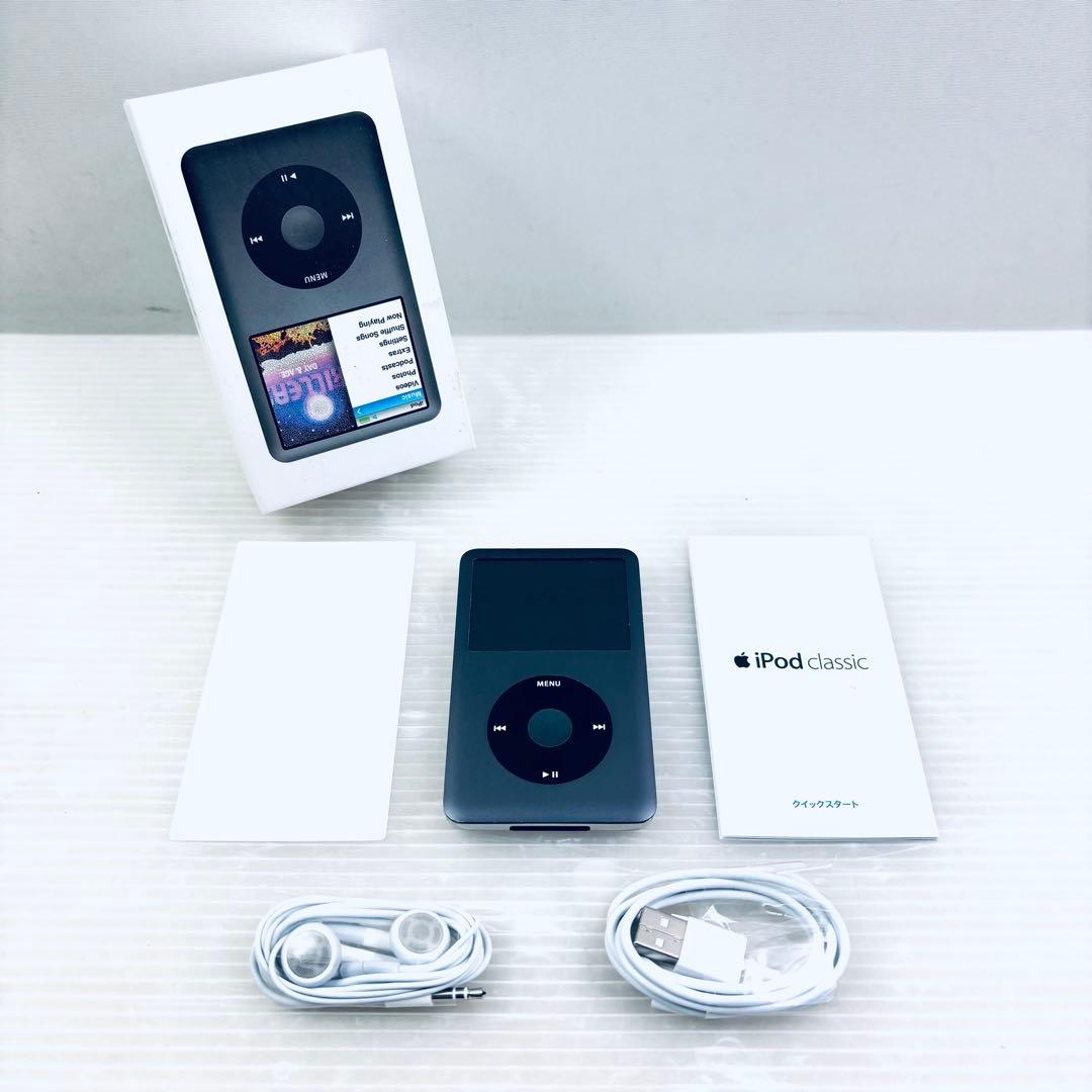 iPod classic 160GB Black 赤バツジャンク 箱、付属品付き - メルカリ