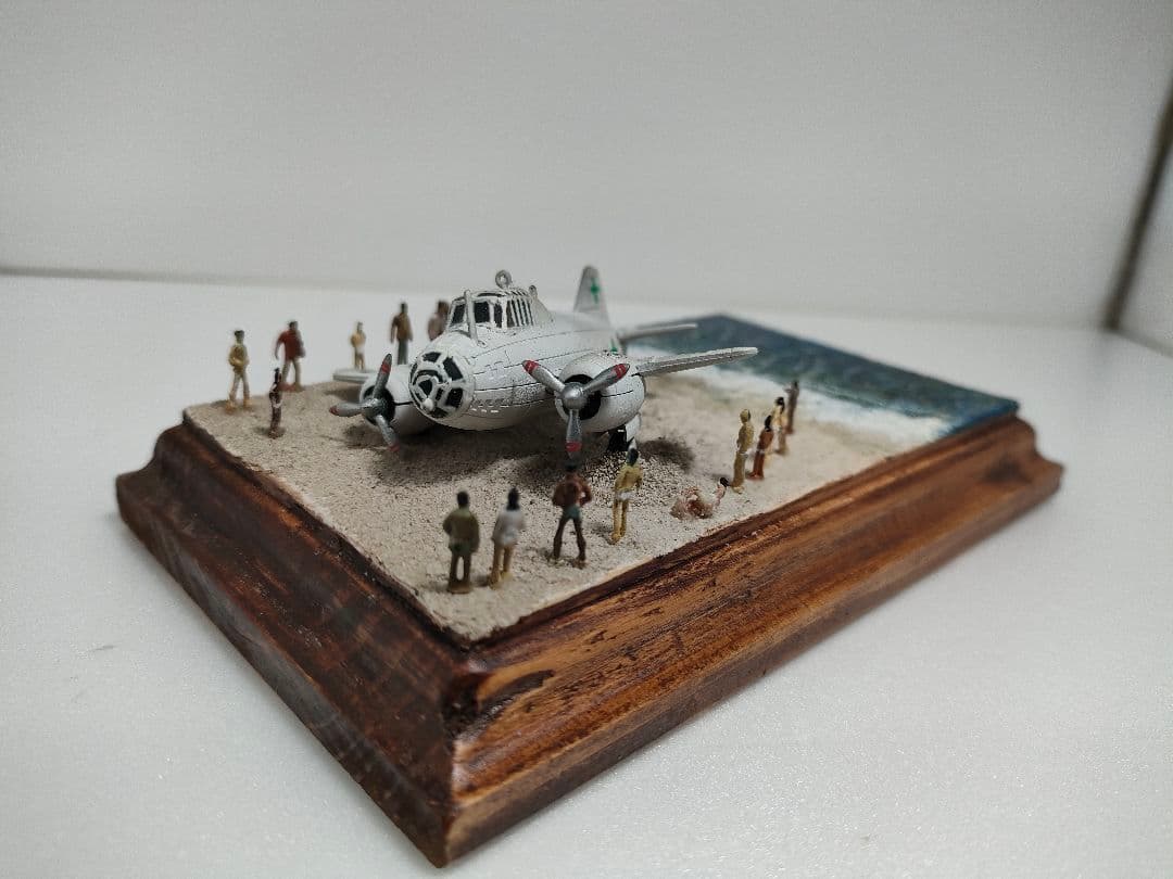 一式陸上攻撃機　緑十字機　ジオラマ 4967834021679.jpg