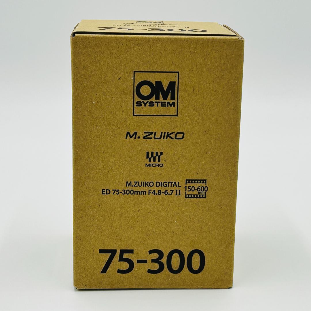 値下げ OM SYSTEM M.ZUIKO DIGITAL ED 75-300 OM System M.Zuiko Digital ED 75 300mm F4.8 6.7 II Lens for OM D or