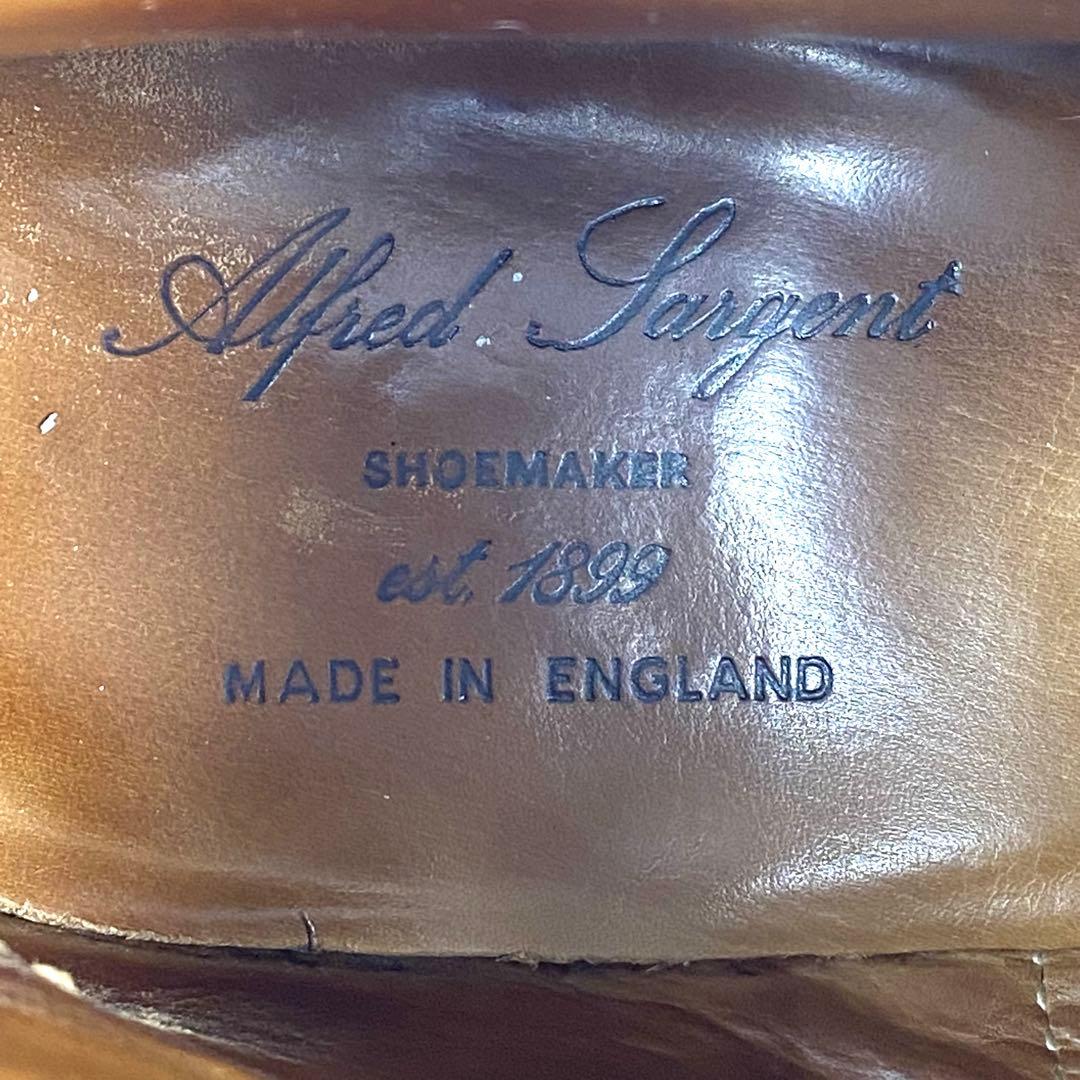 美品】アルフレッドサージェント カントリーブーツ メダリオン 英国製