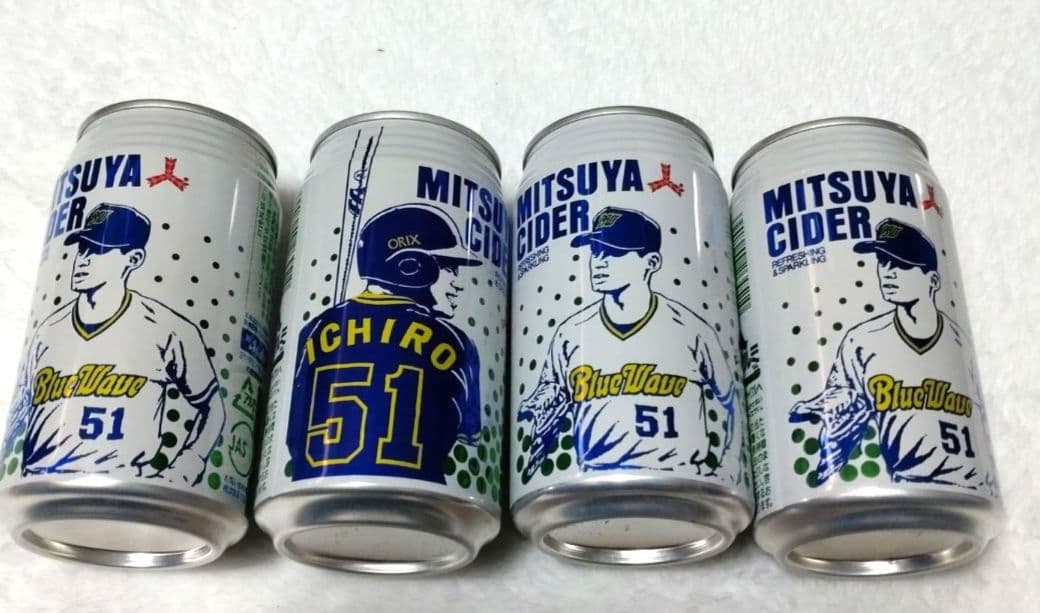 イチロー缶三ツ矢サイダー4本セット - メルカリ