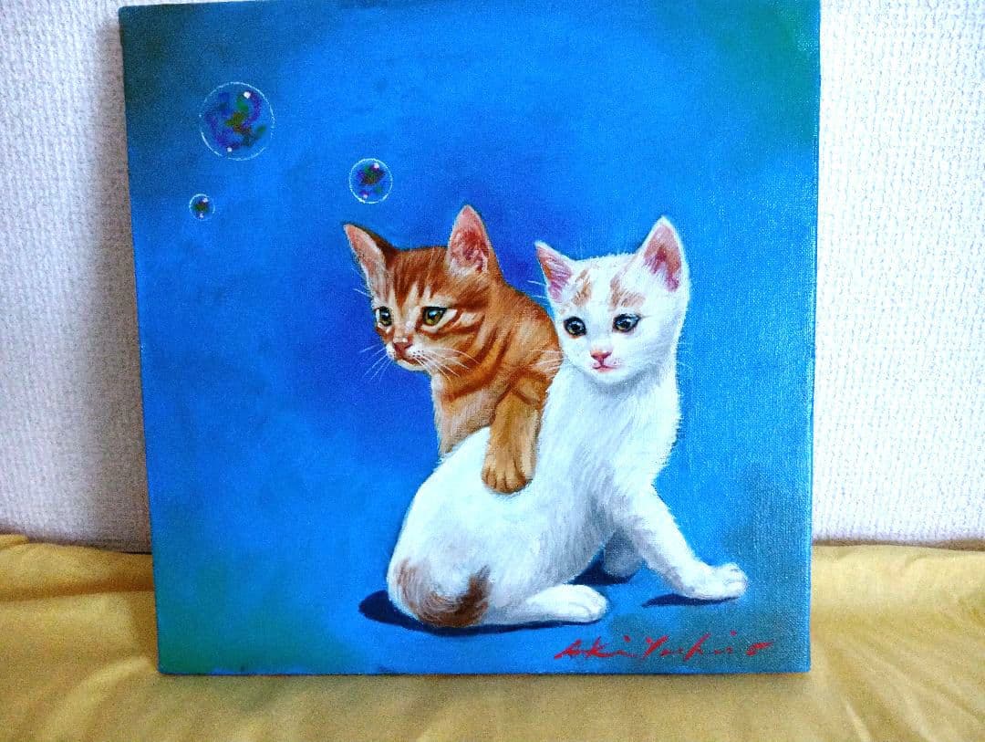 八代亜紀さん油彩画S3号 - メルカリ