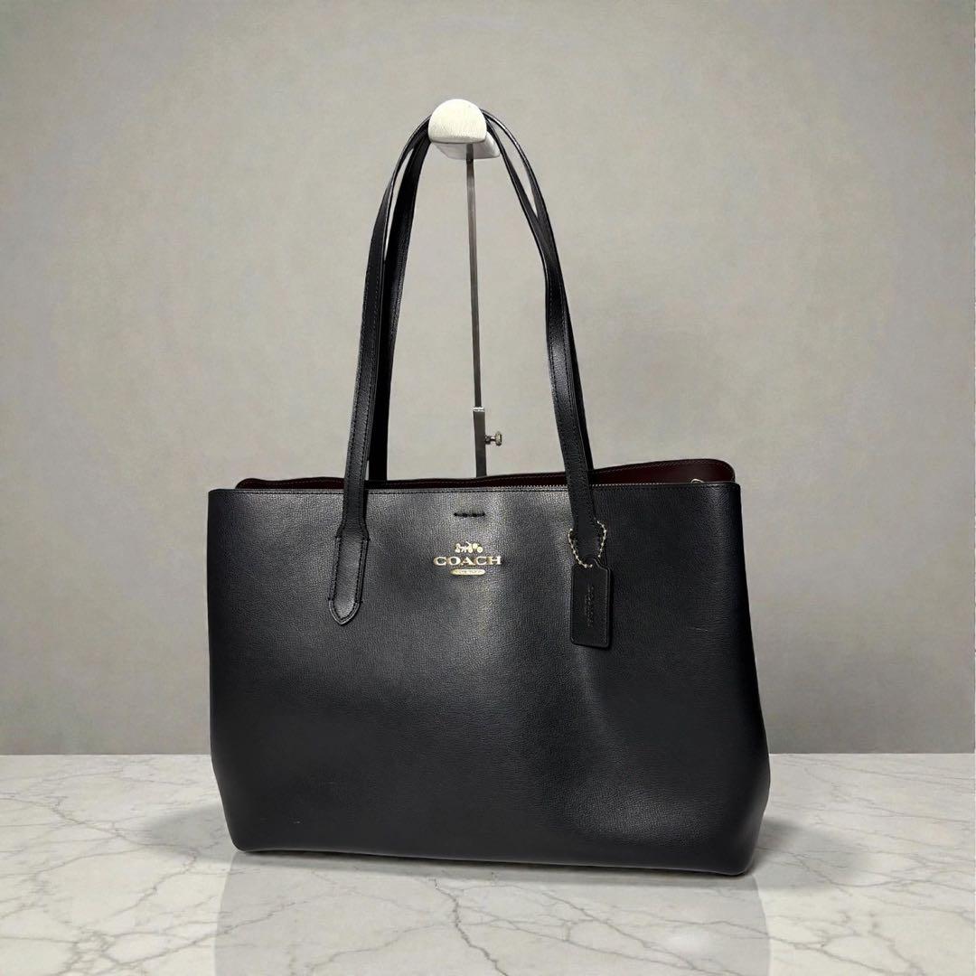 コーチ COACH アベニュー ブラック A4可能 肩掛け可能 トートバッグ