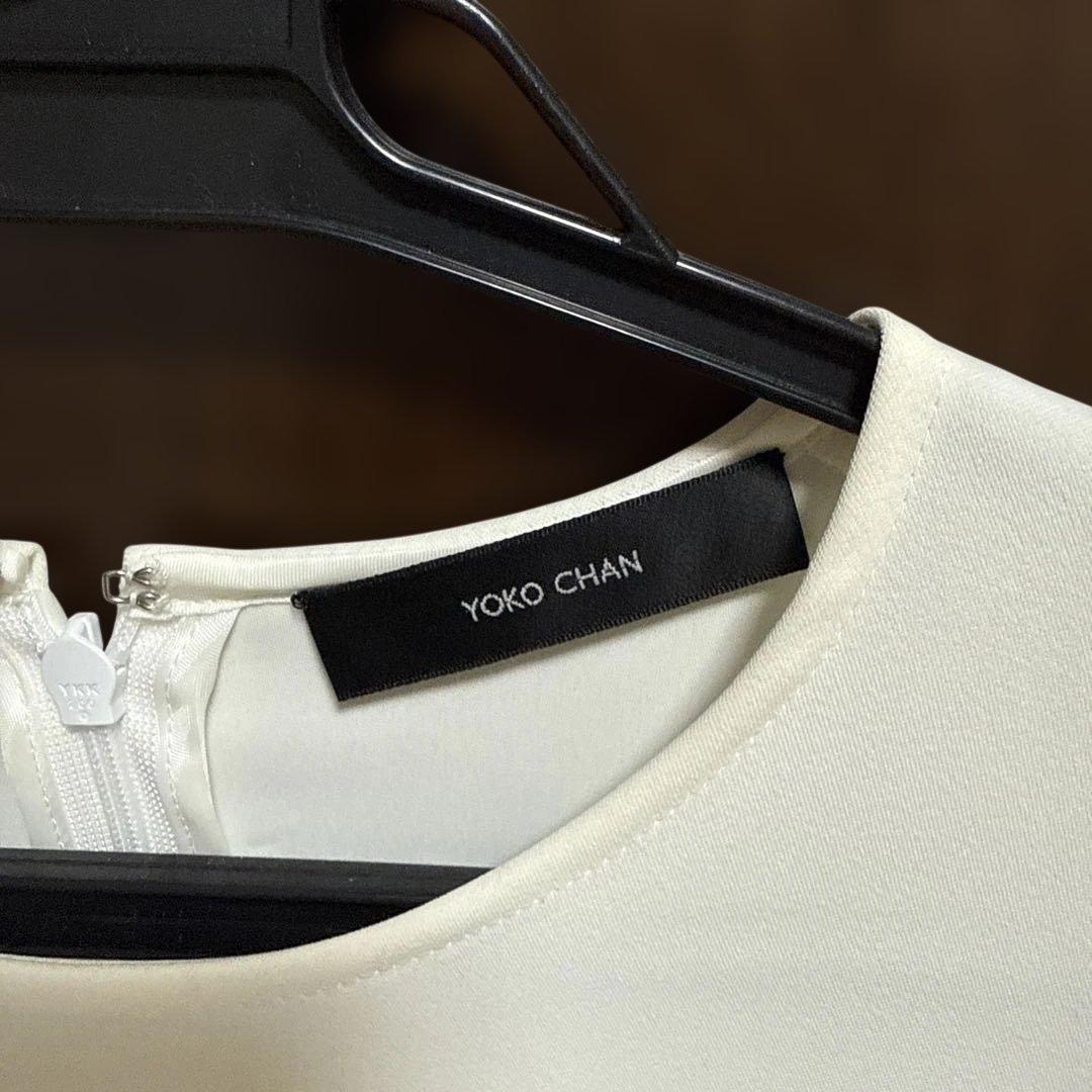 美品 YOKO CHAN フリル付き長袖シャツ 低 価格