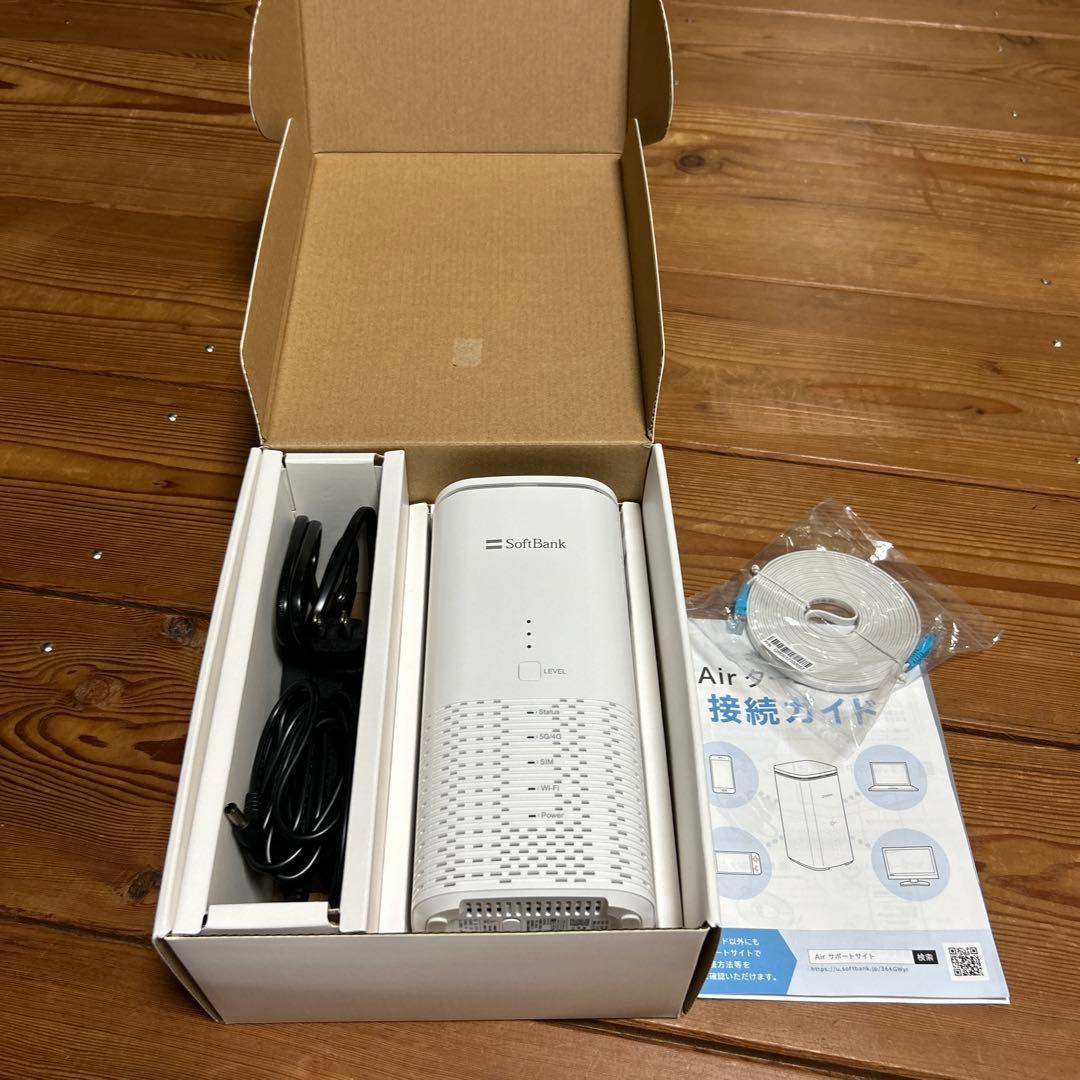 最新SoftBank Airターミナル6 A775本体 箱&付属品一式付き